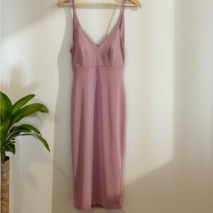 Pink Spaghetti Strap Dress